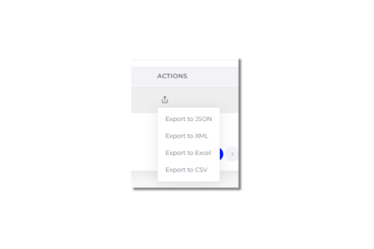 Exporting a document in SmartDocumentor Cloud