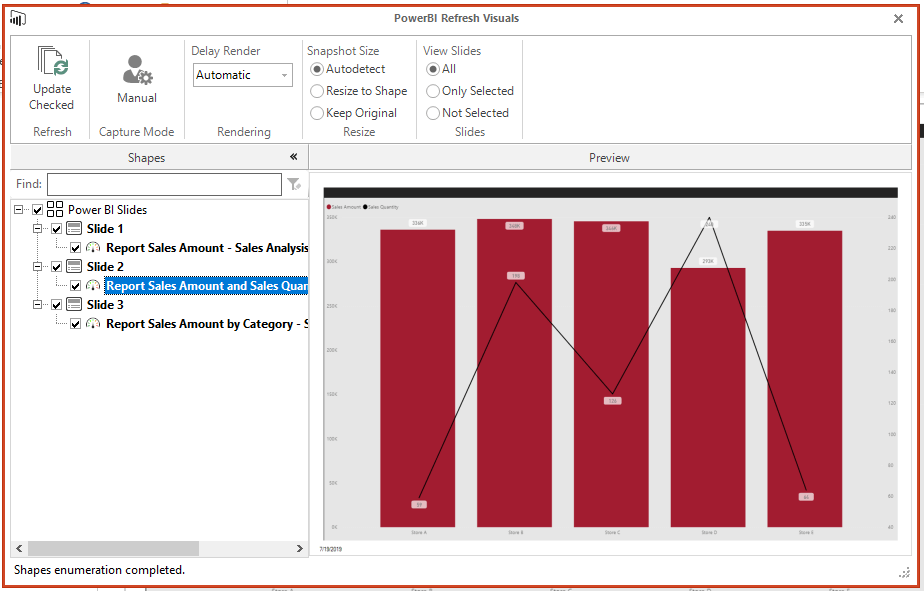 Refreshing PowerBI Tiles Pro