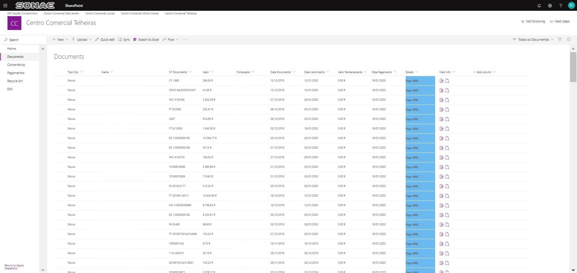 Sonae RP SharePoint